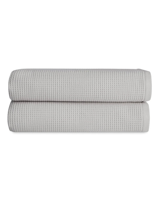 Cozy Earth Waffle Bath Towels - 60% Cotton 40% Viscose from Bamboo Bath Towels 30 x 58 Inches - Soft & Absorbent Terry, Reversible Mini Textured…