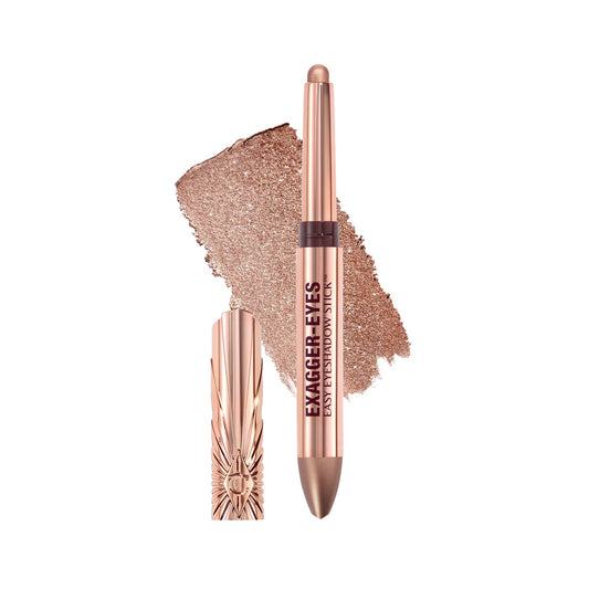 Charlotte Tilbury Exagger-Eyes Easy Eyeshadow Stick, Long-Lasting, Blendable Cream, Waterproof and Crease-proof, Shimmer and Matte Finishes - Oyster Beauty and Personal Care Charlotte Tilbury Default Title