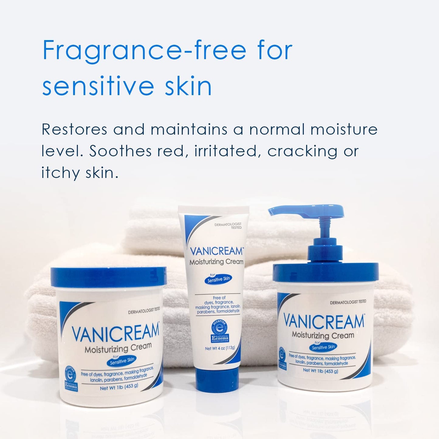 Vanicream Moisturizing Skin Cream, 16 Oz