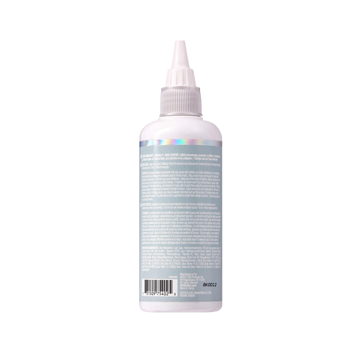 Red by Kiss Tintation Semi-Permanent Hair Color, Aloe Vera Water Based, Argan Oil, Olive Oil, Collagen & Keratin, Long-Lasting Color Dye (Mystic