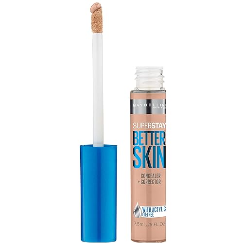 Maybelline New York Superstay Better Skin Concealer, Light/Medium, 0.25 Fluid Ounce