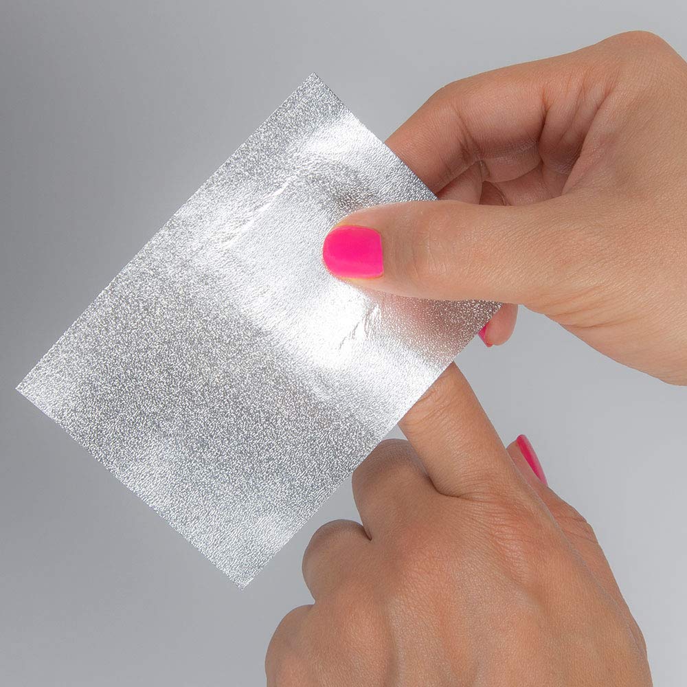 ForPro Professional Collection Expert Embossed Gel Polish Removal Wraps, Pre-Cut with Cotton Pad, Remove Gel Polish, Acrylics, & Nail Art, 4" L x 2.9"