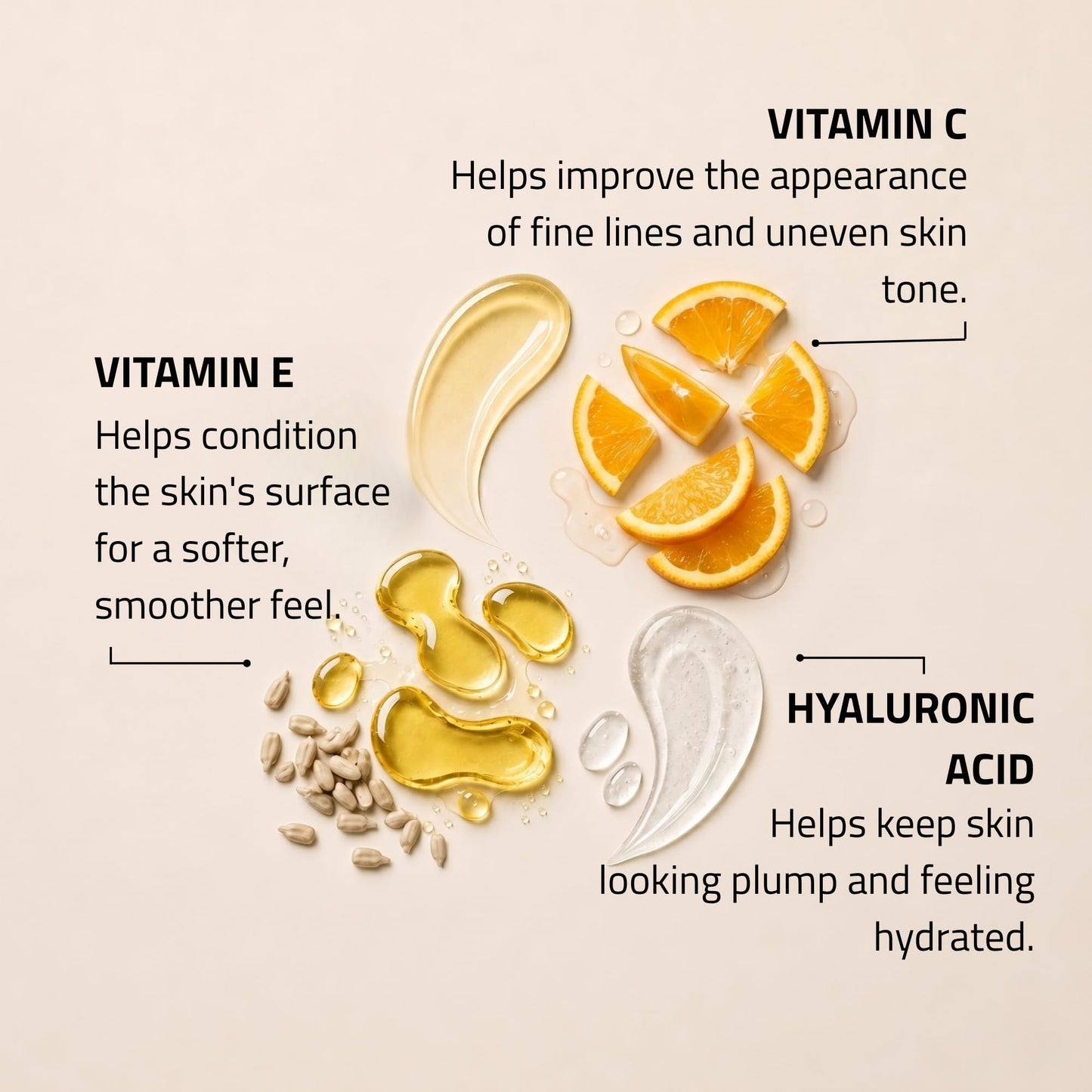 YEOUTH Vitamin C Serum for Face with Hyaluronic Acid and Vitamin E, Brightening Face Serum Targets the Appearance of Fine Lines and Uneven Skin Tone