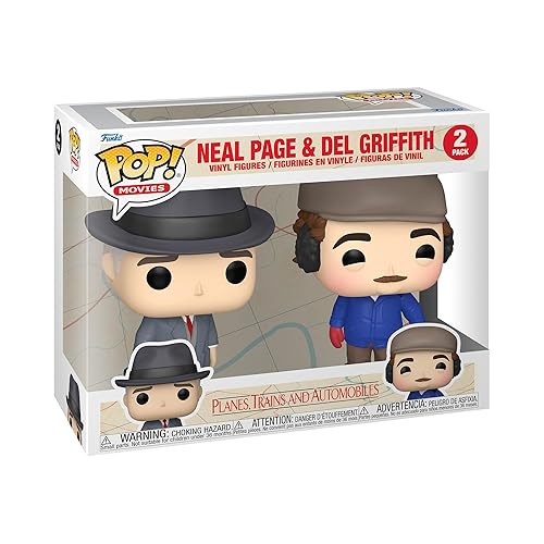 Funko POP Movies: Planes, Trains and Automobiles - Neal and Del, 2-Pack - Planes, Trains and Automobiles - Collectable Vinyl Figure - Gift Idea…