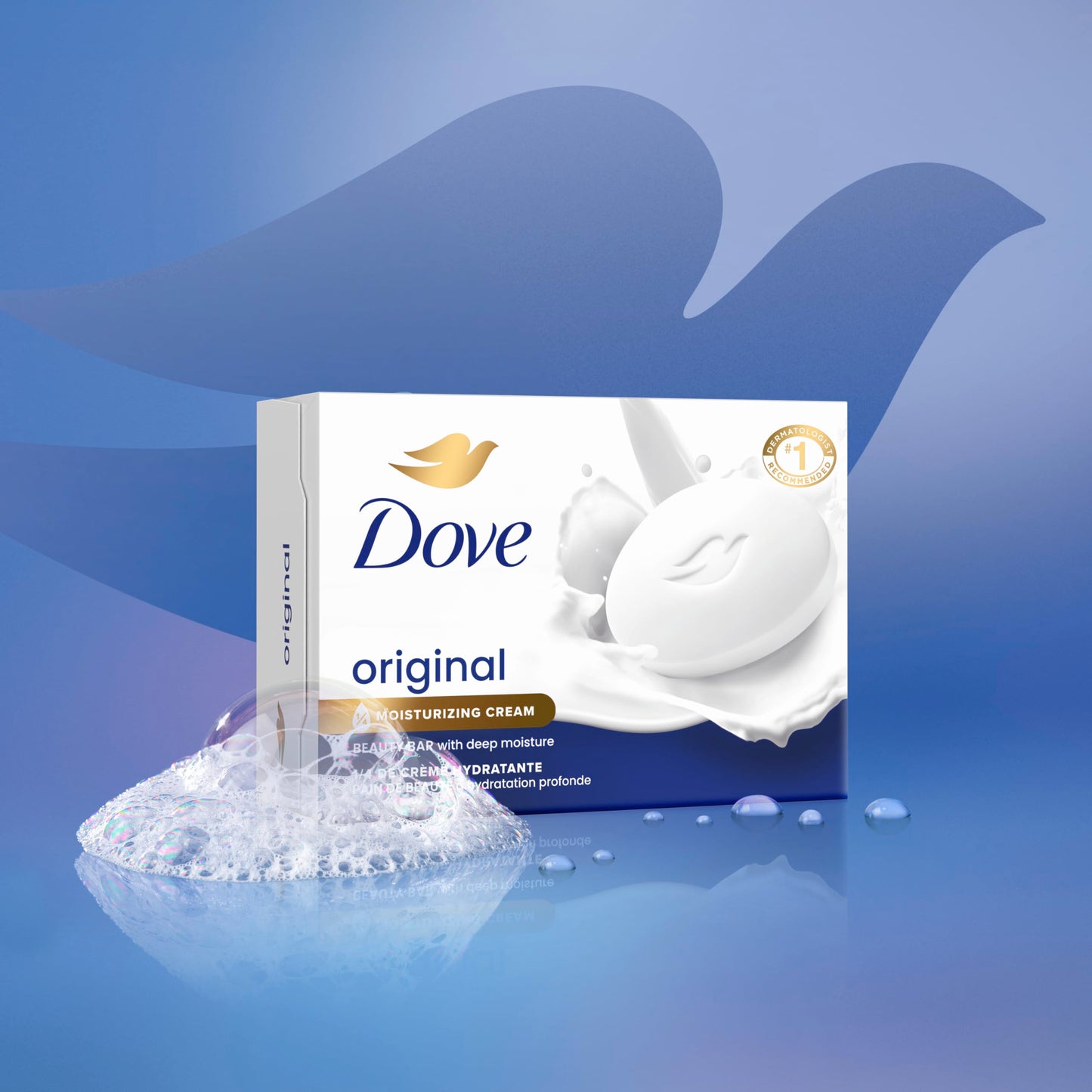 Dove Beauty Bar Gentle Skin Cleanser Moisturizing for Gentle Soft Skin Care Original Made With 1/4 Moisturizing Cream 3.75 oz, 4 Bars Beauty & Personal Care Dove