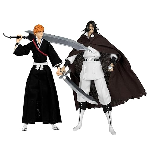 McFarlane Toys Bleach Thousand Year Blood War Series 7-Inch Yhwach Action Figure Bundle with Ichigo Kurosaki Figure from Bleach Thousand Year Blood…