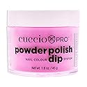 Cuccio Colour Powder Nail Polish - Lacquer For Manicure And Pedicure - Durable Finish With A Flawless Rich Color - Easy To Apply - Neon Pink - 1.6 Oz