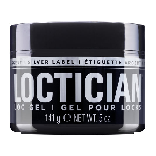 Style Factor LOCTICIAN Silver Premium Pomade with Biotin - Max Hold, Expert Styling Gel for Locs, Twists, Braids - for All Hair Types 5 oz