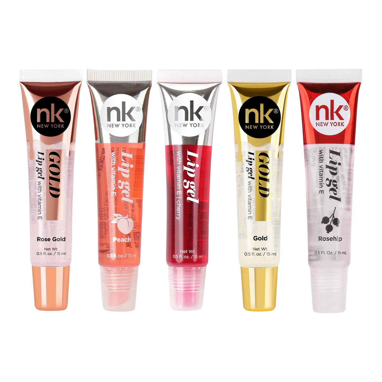 NICKA K NEW YORK Lip Gel, Hydrating, Lightweight, Glides on Effortlessly, Non Sticky Finish Lip Gel Colors