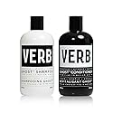 VERB Ghost Shampoo & Conditioner Duo Set, 12 fl oz, Infused with Moringa Oil -Cleanses + Moisturizes Fine and Weighed Down Hair - Vegan, No Parabens