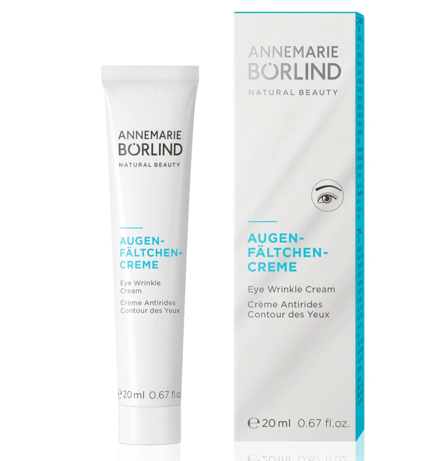 ANNEMARIE BÖRLIND - Eye Wrinkle Cream - Natural Vitamin C + E Anti Aging Eye Cream for Smoothed, Brighter, and Plump Skin With New Elasticity - 0.67