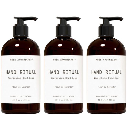 Muse Apothecary Hand Ritual - Aromatic and Nourishing Hand Soap, Infused with Natural Aromatherapy Essential Oils - USDA Certified Biobased - 16 oz