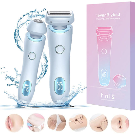 Dusk Official Razor for Women - Glide Pro 3.0 3-in-1 Multifunctioning Silk Shaver, Smooth Shave, Painless Hair Removal, Wet & Dry (Blue) Beauty and Personal Care ZsIYe