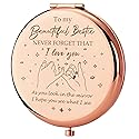 GAOLZIUY Bestie Gifts, Friendship Gifts for Women, Best Friend Birthday Gifts Bestie Makeup Mirror, Compact Mirror Gifts from Sister,Bestie Sister
