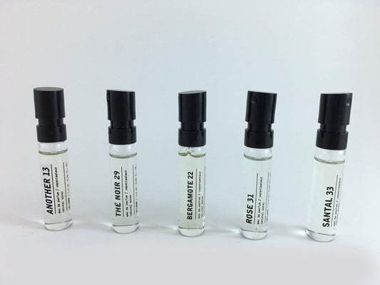 Le Labo Discovery Set - An0ther 13, Bergamote 22, Rose 31, Santal 33 and The Noir 29 - .05 ounce Unisex Spray Samples Beauty & Personal Care Le Labo