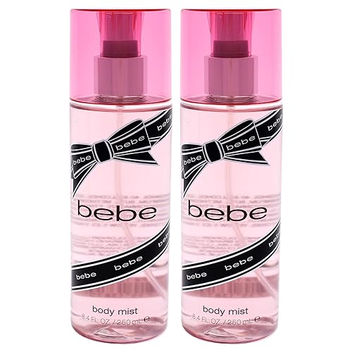 Bebe Silver Body Mist - Body Spray for Women with Mango, Tuberose, Peony, Jasmine, Rose, Cedarwood, Musk, and Sandalwood Long-Lasting Fragrance Mist