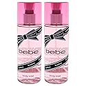 Bebe Silver Body Mist - Body Spray for Women with Mango, Tuberose, Peony, Jasmine, Rose, Cedarwood, Musk, and Sandalwood Long-Lasting Fragrance Mist