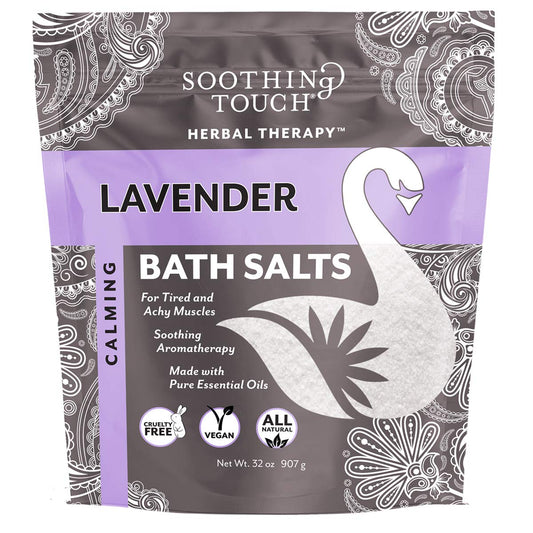 Soothing Touch W67369L32 Bath Salts Lavender, 32-Ounce Beauty and Personal Care Soothing Touch