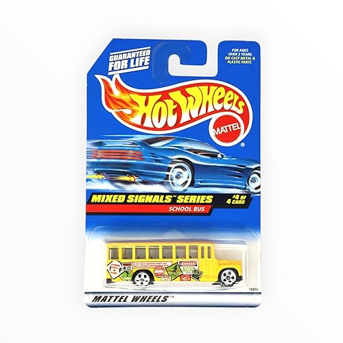 Hotwheels School Bus-Mixed Signals Series #4-4 #736