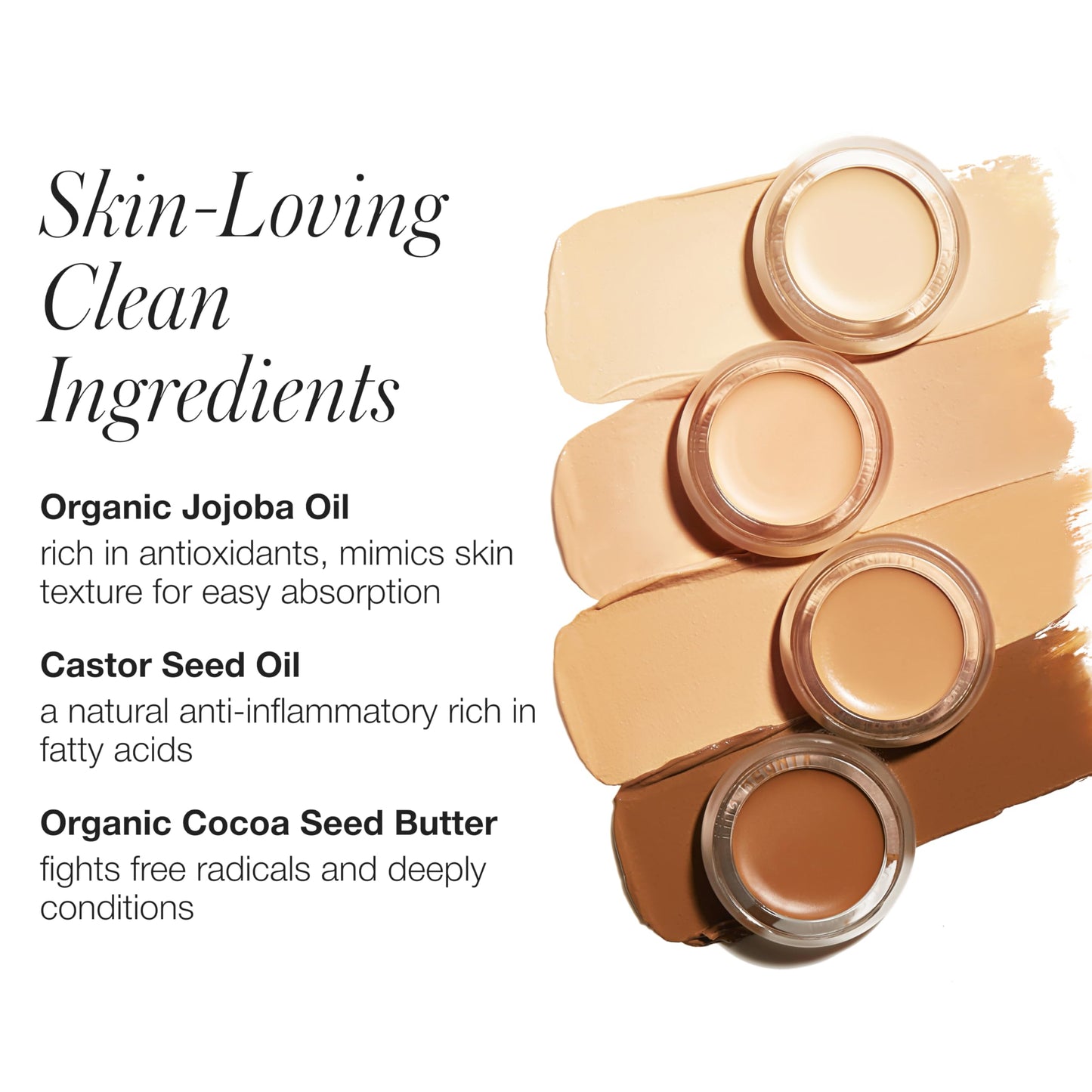 RMS Beauty “Un” Cover-Up Concealer - Organic Cream Concealer & Foundation, Hydrating Face Makeup for Healthy Looking Skin - No.22 (0.2 Ounce)