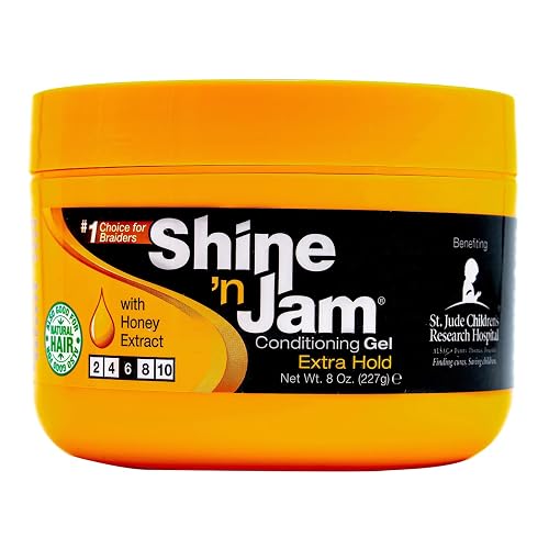 Shine N Jam Conditioning Gel Extra Hold 8 Ounce (Pack of 2)