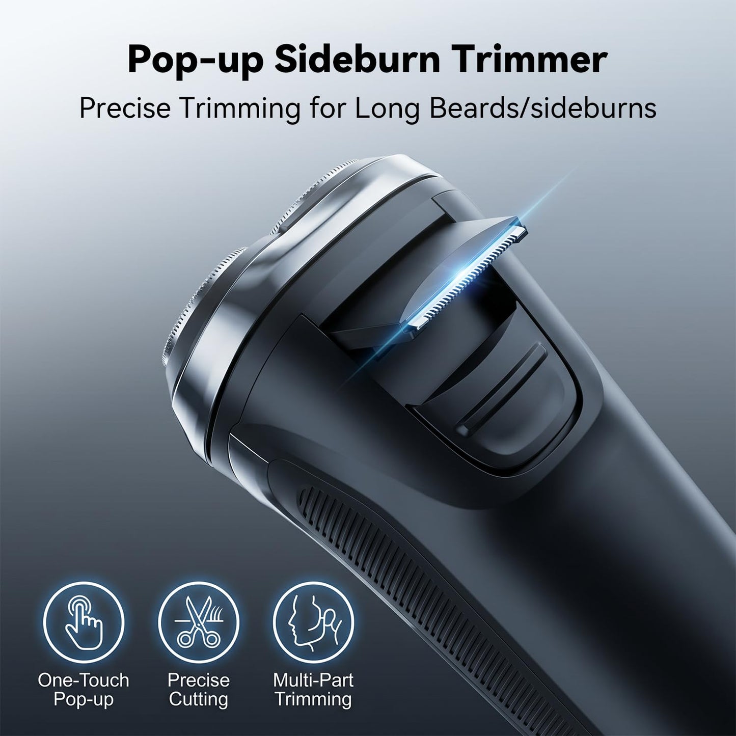 Ordele Electric Razor for Men, 2026 Upgraded Electric Shavers for Men, USB-C Rechargeable, Wet & Dry Shaver with Pop-up Trimmer and Travel Case Beauty and Personal Care ordele