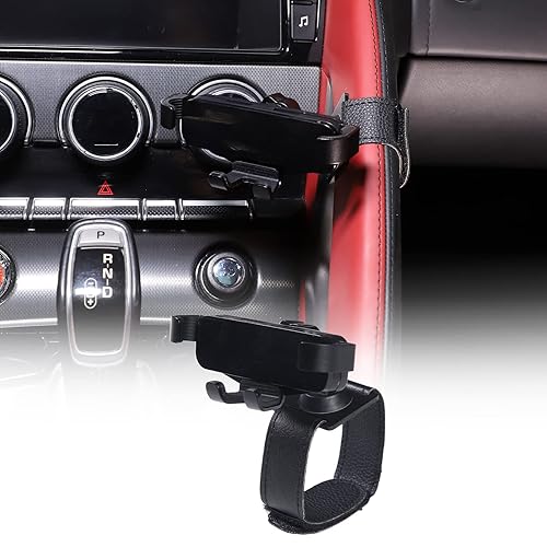 Daeiclru Cell Phone Holder Compatible with Jaguar F-Type 2013-2025, Car Central Control Armrest Phone Mount, Auto Mobile Phone Holder Accessories…