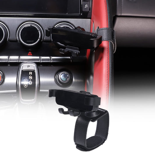 Daeiclru Cell Phone Holder Compatible with Jaguar F-Type 2013-2025, Car Central Control Armrest Phone Mount, Auto Mobile Phone Holder Accessories…