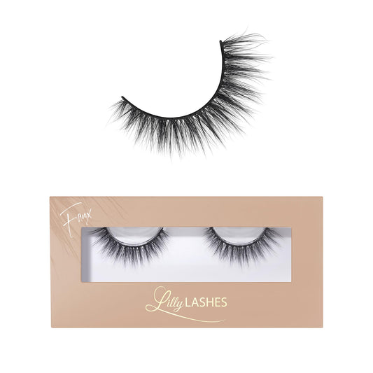 Lilly Lashes Everyday Bare it All Natural Lashes, Faux Mink Natural Eyelashes, False Eyelashes Everyday Use, Cat Eye Lashes, Individual Lashes