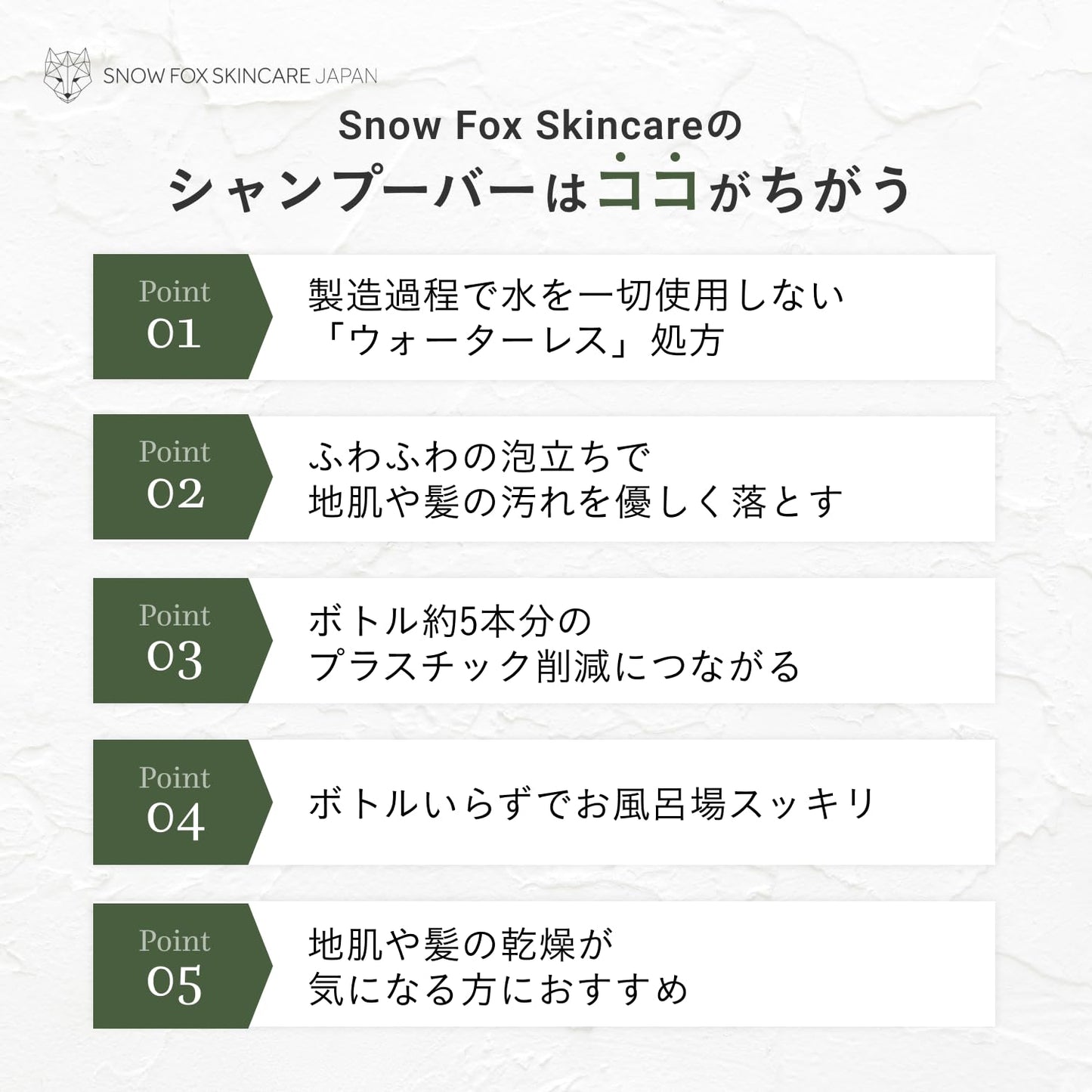 Snow Fox Skincare Hydrating Hair, Face & Body Bar | Shampoo & Conditioner Bar | Restores Moisture, Shine, Softness | Shea Butter & Argan Oil |