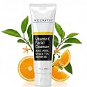 YEOUTH Vitamin C Face Wash with Aloe Vera and Seaweed, Hydrating Face Wash Makeup Remover, Targets the Appearance of Uneven Skin Tone and Dull Skin, 3