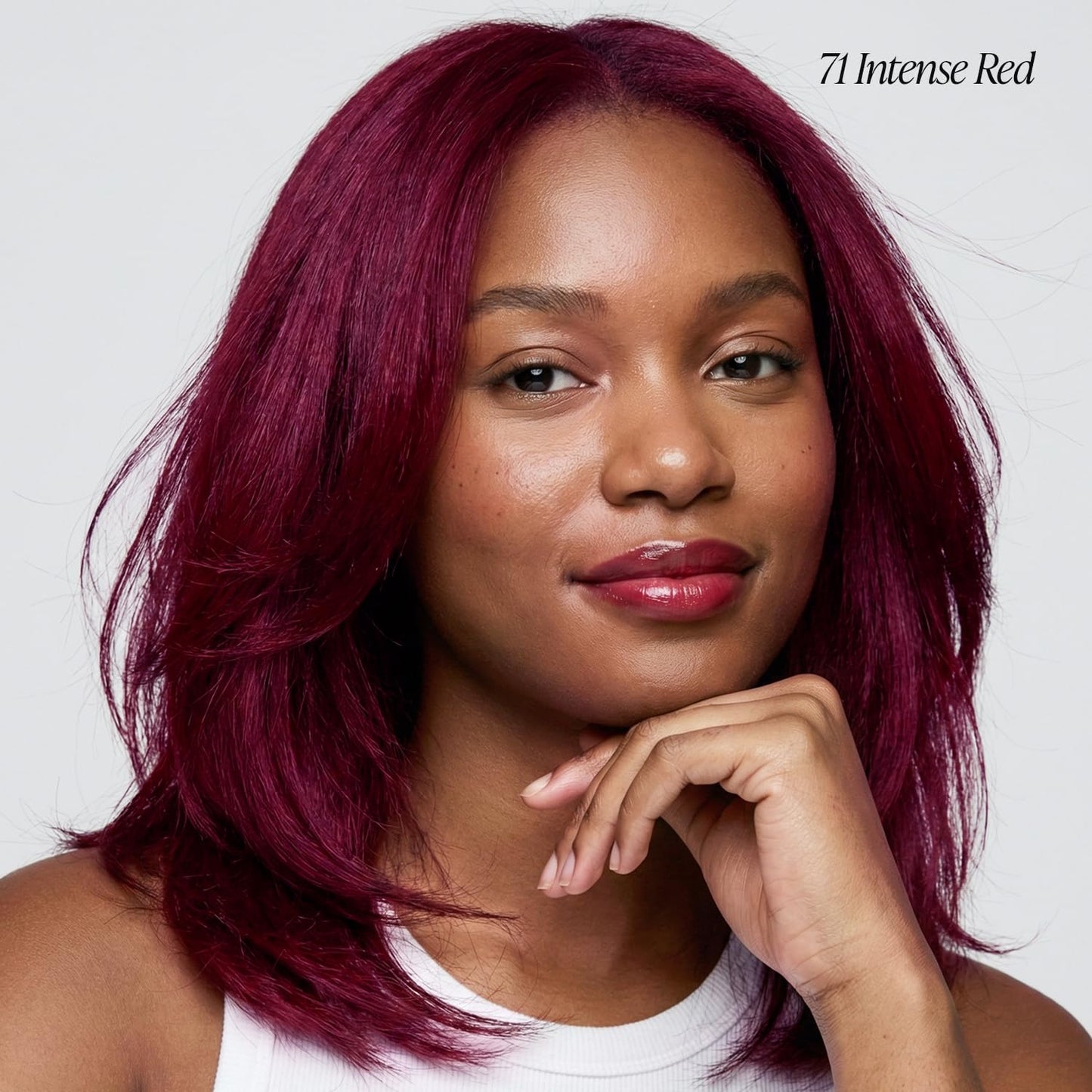 Adore Semi Permanent Hair Color (071 Intense Red) | Vegan & Cruelty-Free Red Hair Dye | No Ammonia, No Peroxide, No Alcohol | 4 Fl Oz
