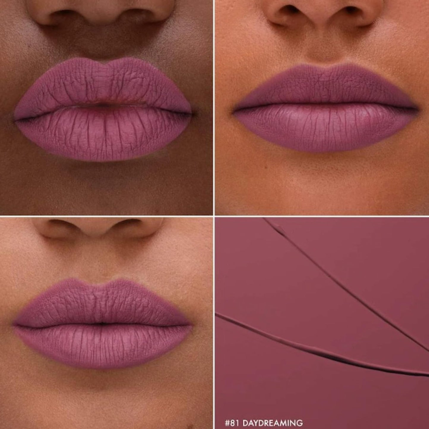 SEPHORA Collection Cream Lip Stain - 81 Daydreaming (matte soft berry mauve), 5 mL / 0.16 fl oz