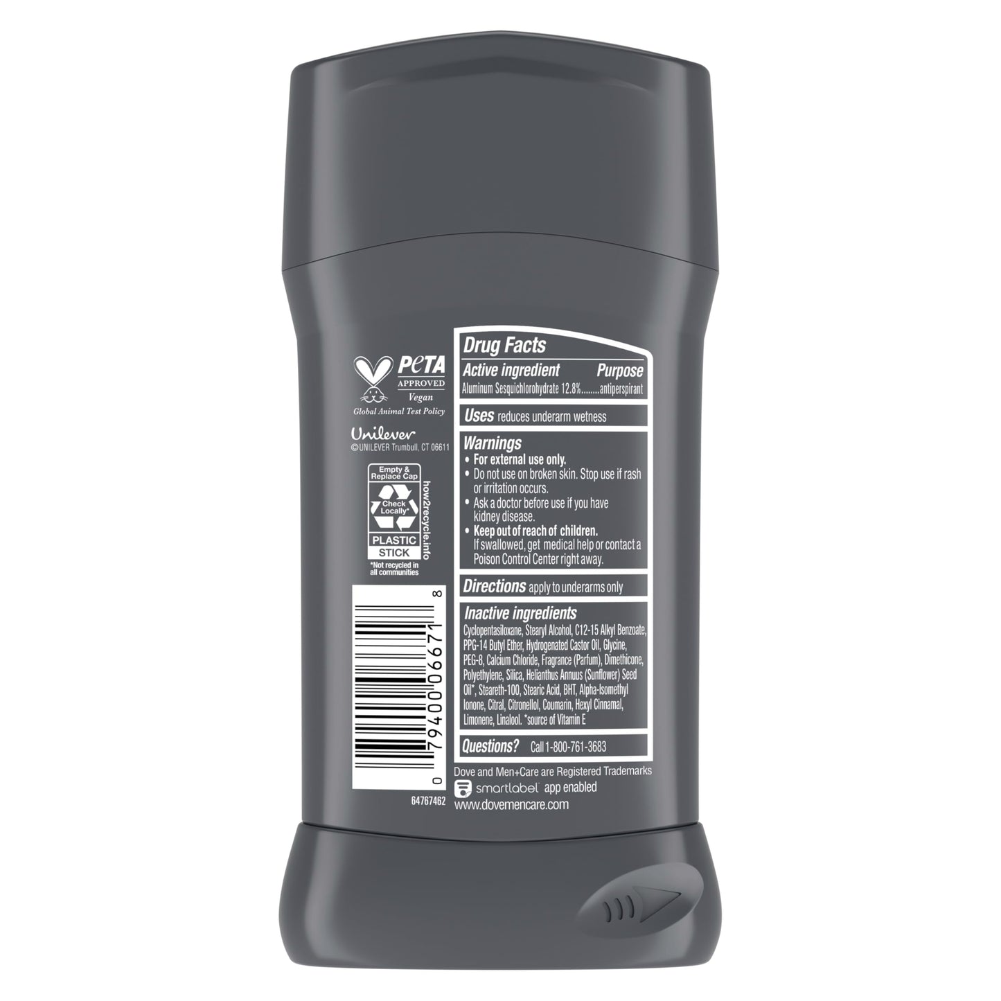 Dove Men+Care Antiperspirant Deodorant Stick 4 Count Clean Comfort 72-Hour Sweat & Odor Protection Antiperspirant for Men With 1/4 Moisturizing Cream Beauty and Personal Care DOVE MEN + CARE