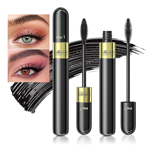 Tubing Mascara Waterproof & Smudge-Proof - Long-Lasting Mascara for Length and Volume, Curling Eyelashes, No Flaking and No Clumping, Cruelty Free…