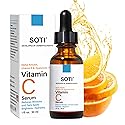 Vitamin C Face Serum with Hyaluronic Acid, Alpha Arbutin and Vitamin E, Anti Aging for Dark Spots, Wrinkles & Acne, Brightens Skin Tone, Restores