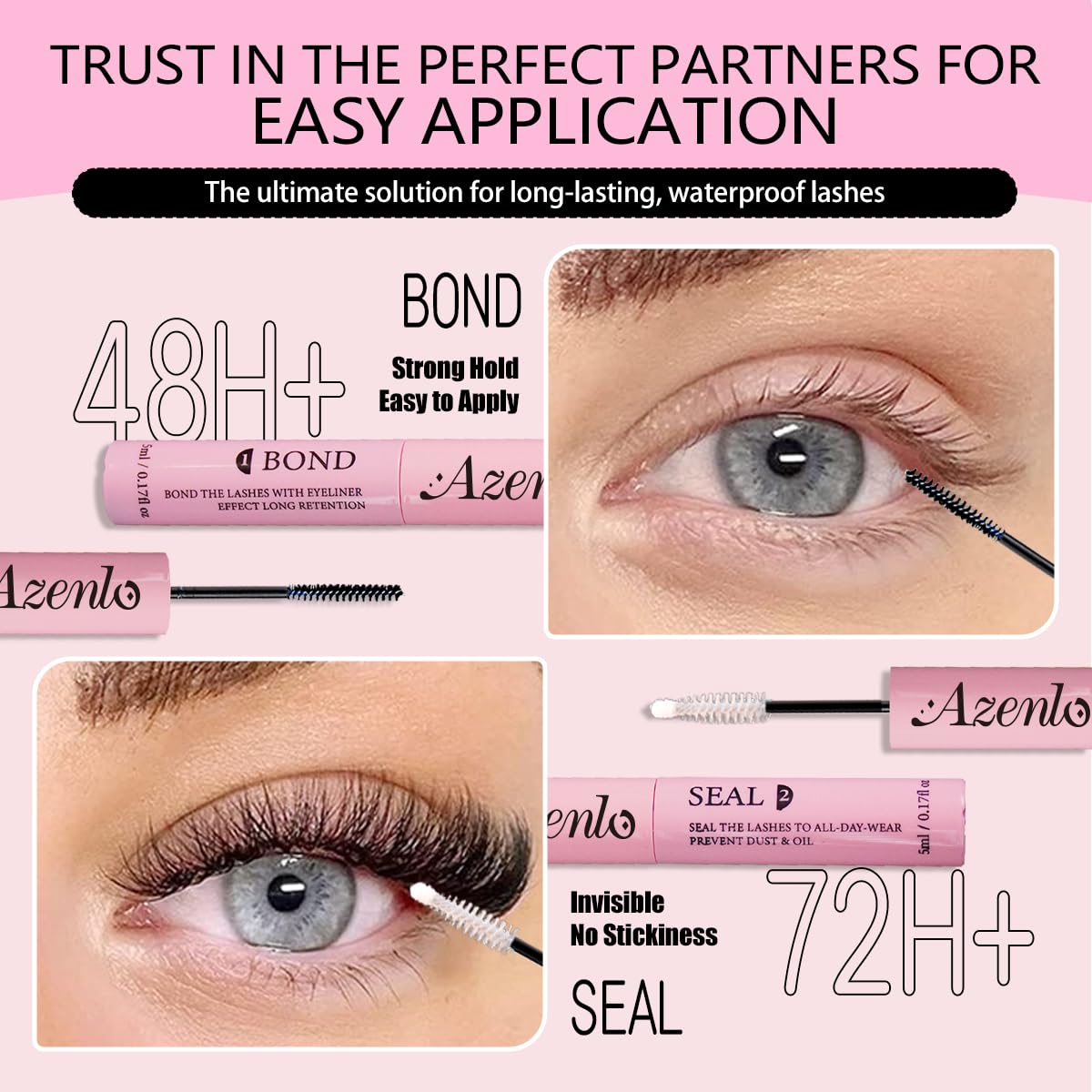Azenlo Azenlo Natural Lash Clusters Kit Wispy Eyelash Clusters 120 pcs Cluster Eyelash Extensions C Curl Individual Lashes 10-16 mm Mix Length Natural Beauty and Personal Care Azenlo