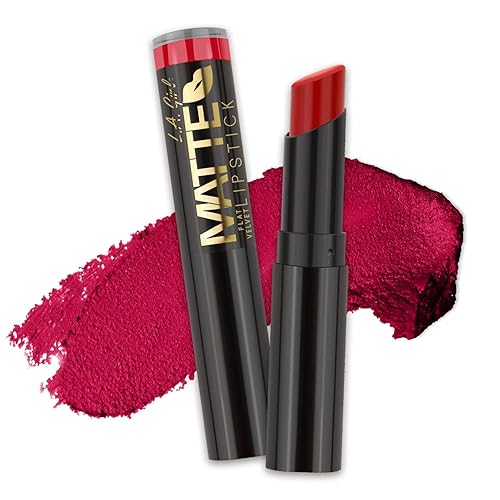 L.A. Girl Matte Flat Velvet Lipstick, Gossip GLC808