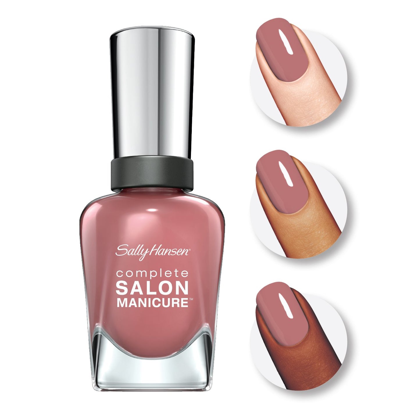 Sally Hansen Complete Salon Manicure, So Much Fawn, 0.5 Ounce