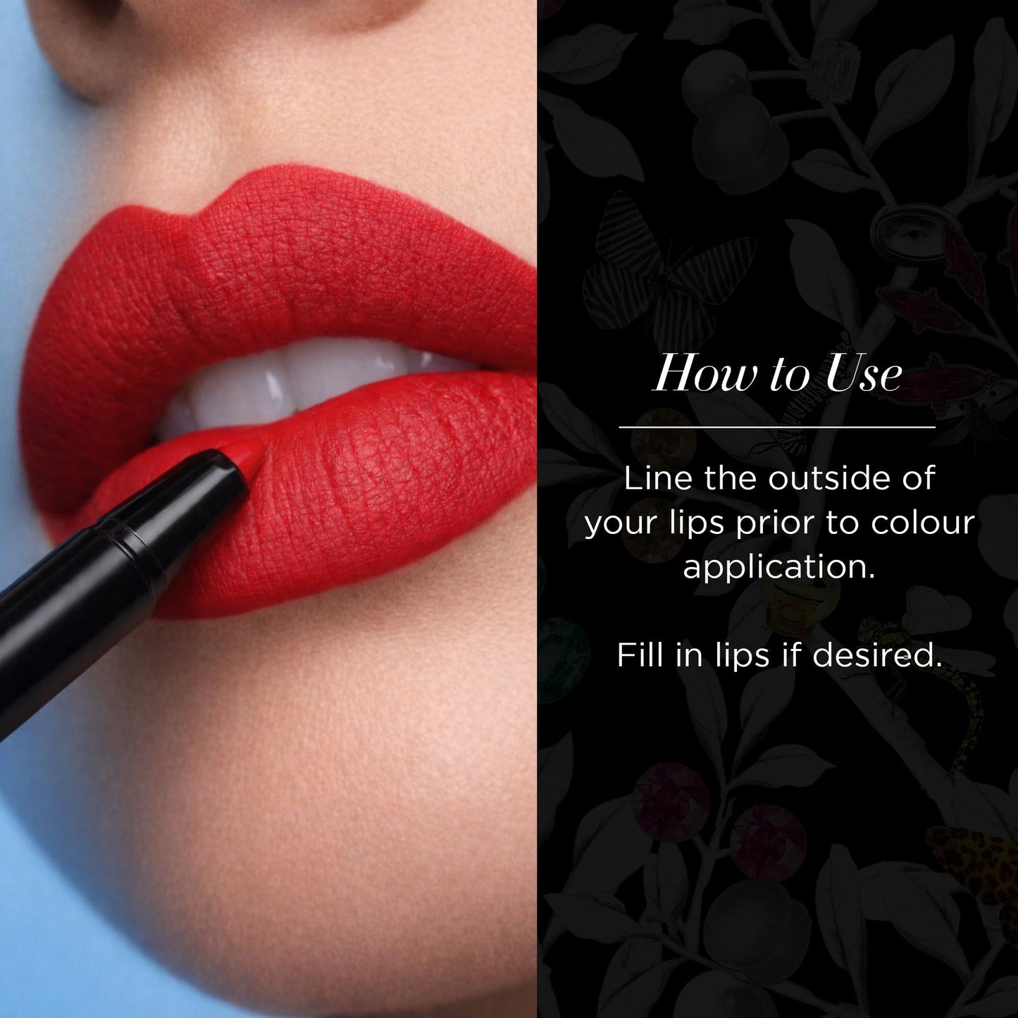 butter LONDON Plush Rush Lip Liner Pencil, Red Hot - High-Pigment, Easy-to-Blend Lipliner for Women Plumps, Shapes & Defines Lips - Water-Resistant