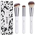 DUcare Makeup Brushes 3Pcs Foundation Contour Bronzer Brush,Concealer Brush,Blusher Powder Brush, Face Kabuki Travel Buffing Stippling Liquid Blending