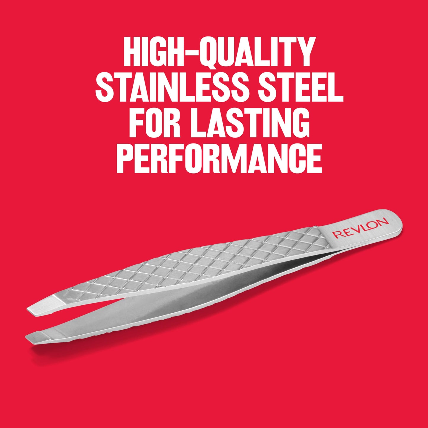 Revlon Ultimate Slant Tweezer, Hand-Finished Ultra-Fine Tips for Precise Hair Removal, Perfect for Tweezing The Tiniest Hairs, Made With Stainless