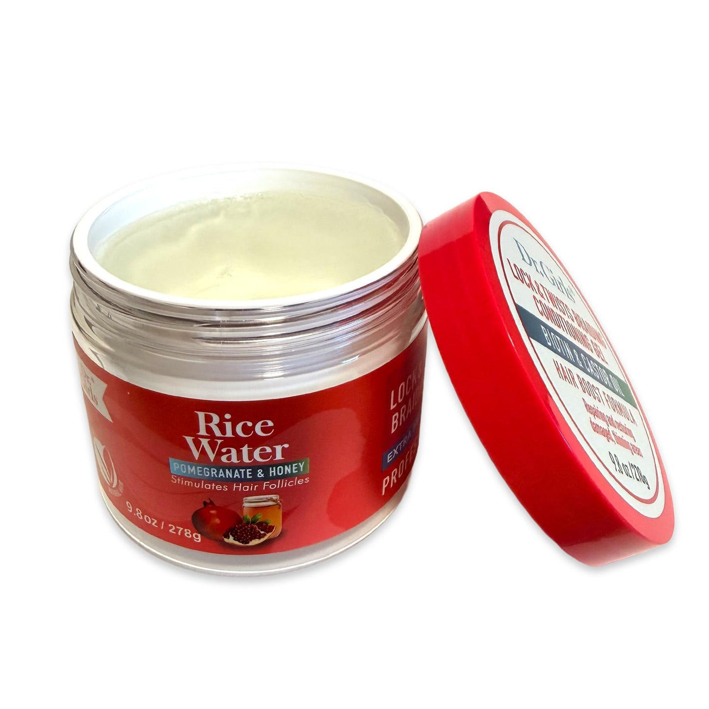 Dr Girls Super Grow Loc & Twists Braiding Conditioning Gel/9.8oz/ Extra Mega Hold (Pomegranate Honey)