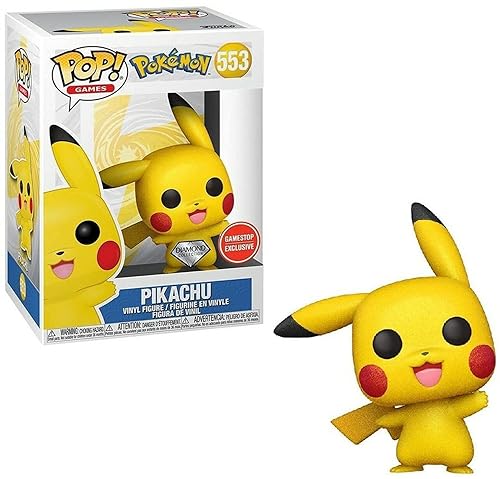 Funko Pop! Games Pokemon Pikachu Waving - Diamond Collection