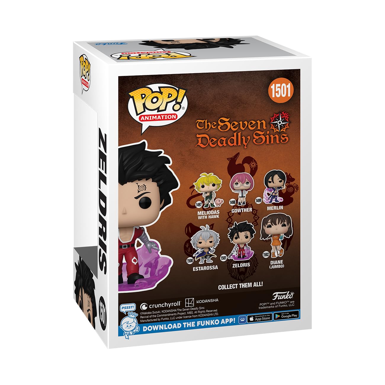 Funko POP! Animation: Seven Deadly Sins - Zeldris - Collectable Vinyl Figure - Gift Idea - Official Merchandise - for Kids & Adults - Anime Fans…