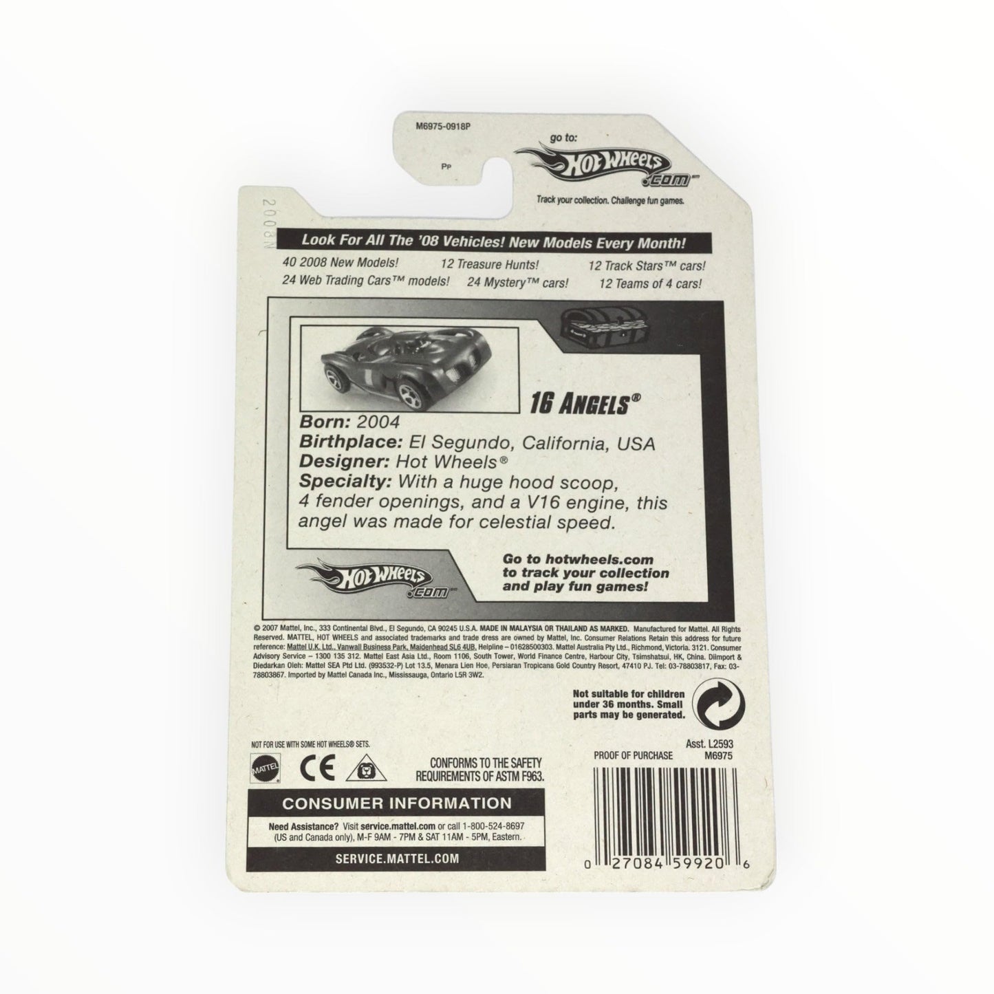 Hot Wheels Treasure Hunt 16 Angels 9/12