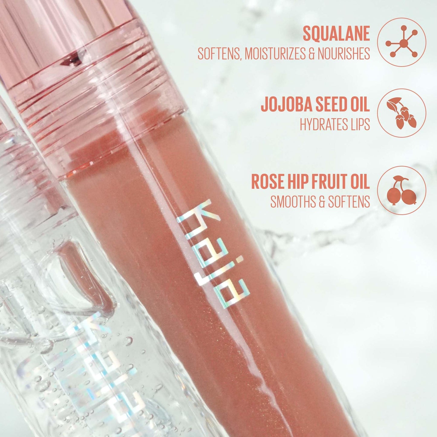 Kaja Lip Gloss - Gloss Shot - with Jojoba Oil, Tinted Shimmer, Hydrating, Non-sticky, Juicy, Nude, Plumper Looking Lips, 02 Milk Tea, 0.14 Fl Oz Beauty and Personal Care Kaja