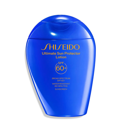 Shiseido Ultimate Sun Protector Lotion - 150 mL - Invisible Broad-Spectrum SPF 60+ Sunscreen for Face & Body - Lightweight Formula - All Skin Types