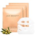 JLO BEAUTY Hydrating Sheet Face Mask, 2-Piece Facial Masks with Glow Serum, Helps Brighten, Smooth & Refresh Skin, Moisturizing Self Care Skincare