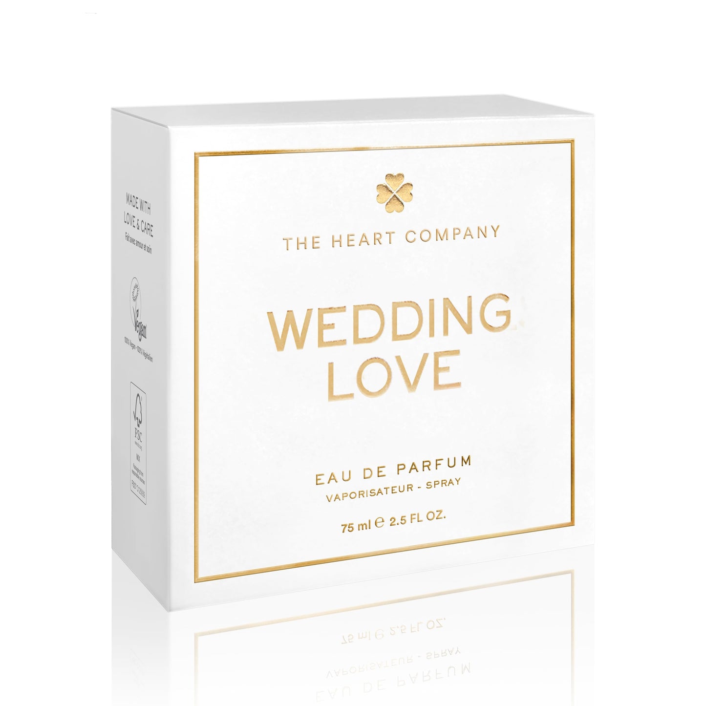 THE HEART COMPANY WEDDING LOVE Perfume for women | Fruity Sweet Women's Fragrance | Bridal Shower Gift | Wedding Gift for Bride | Vegan & Cruelty-Free